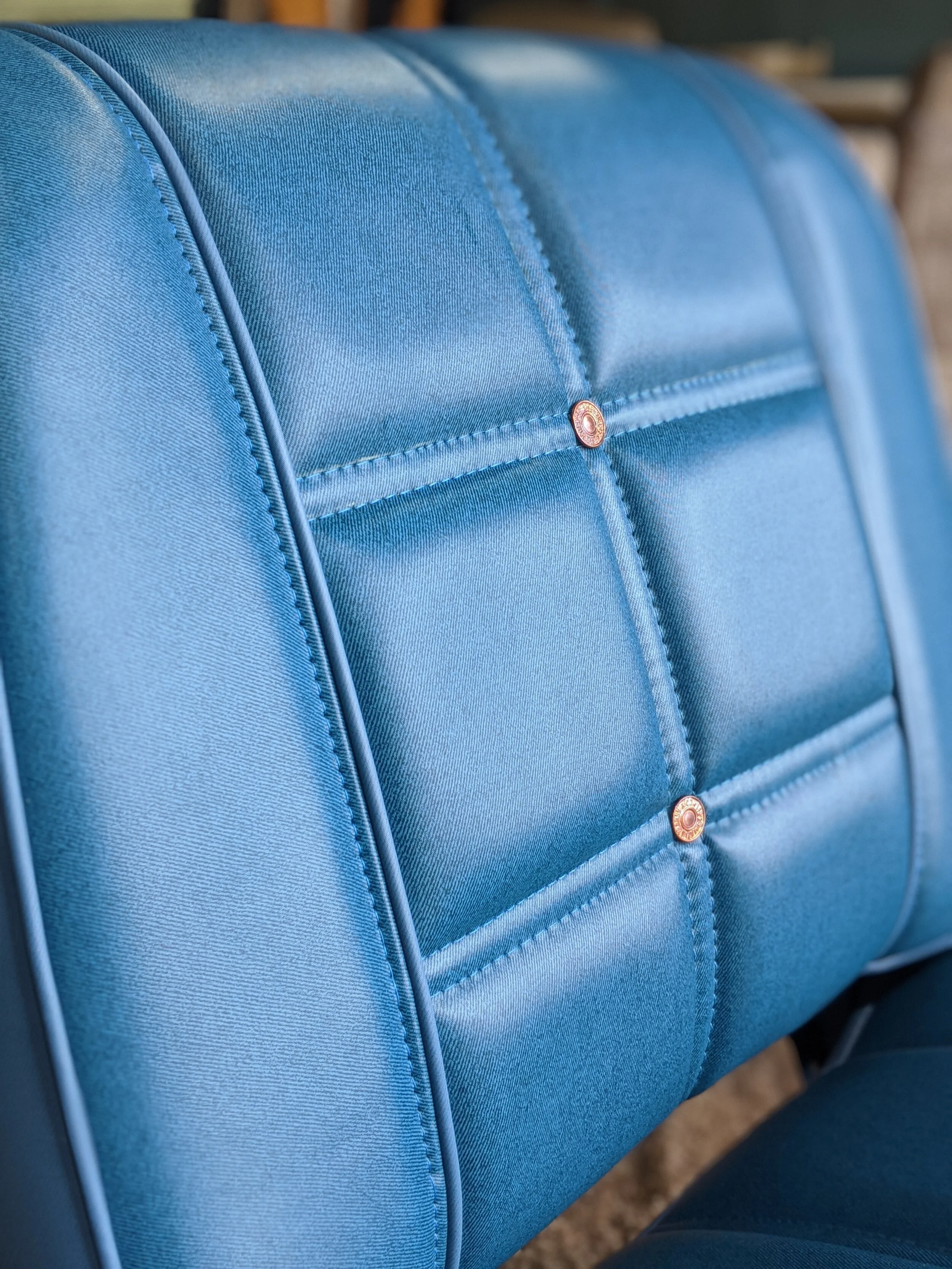 Jeep CJ Levis seats remanufactured blue tan or black with new